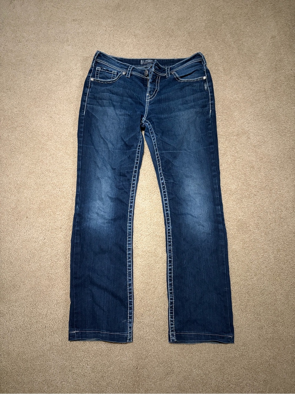 Authentic Vintage Blue Women's bootcut Silver Jeans